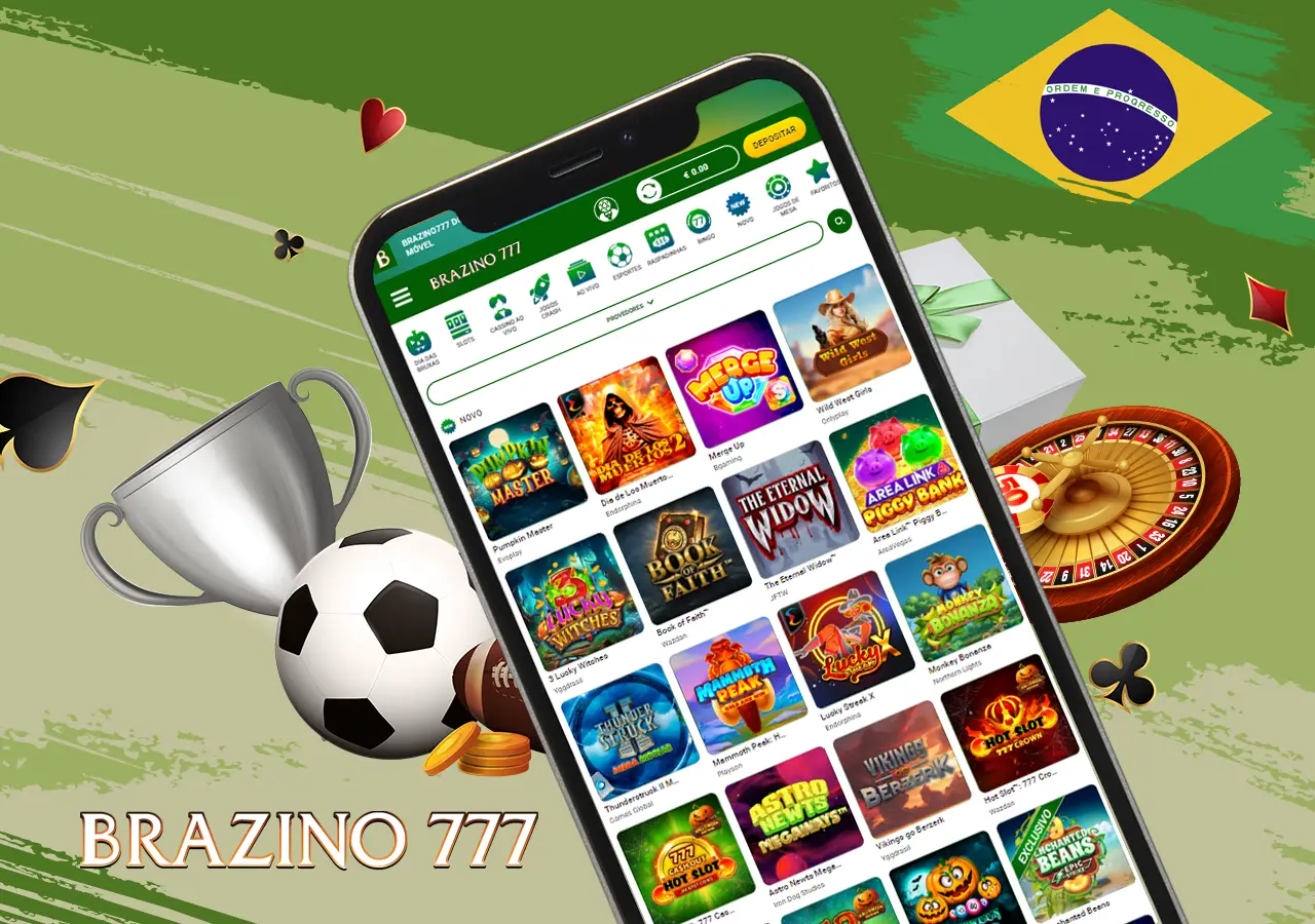 Apresenta o aplicativo Brazino777
